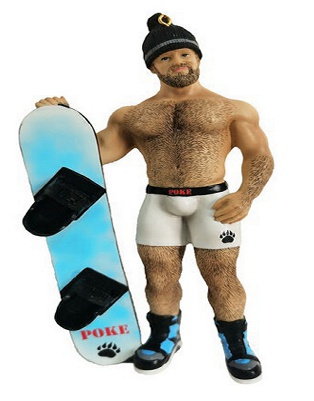 SNOW BOARD BEAR